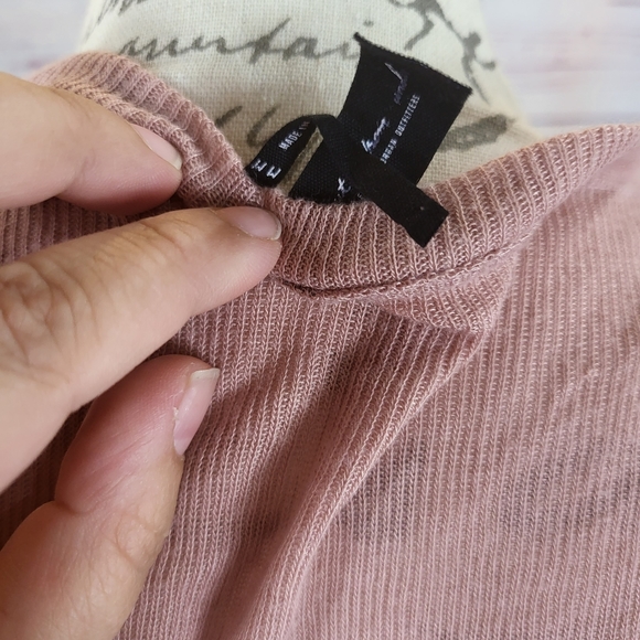 UO Out from Under Sheer Long Sleeve Shirt -M - Picture 3 of 4